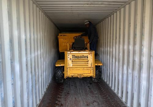 CONTAINER GETTING LOADED FOR JAMAICA